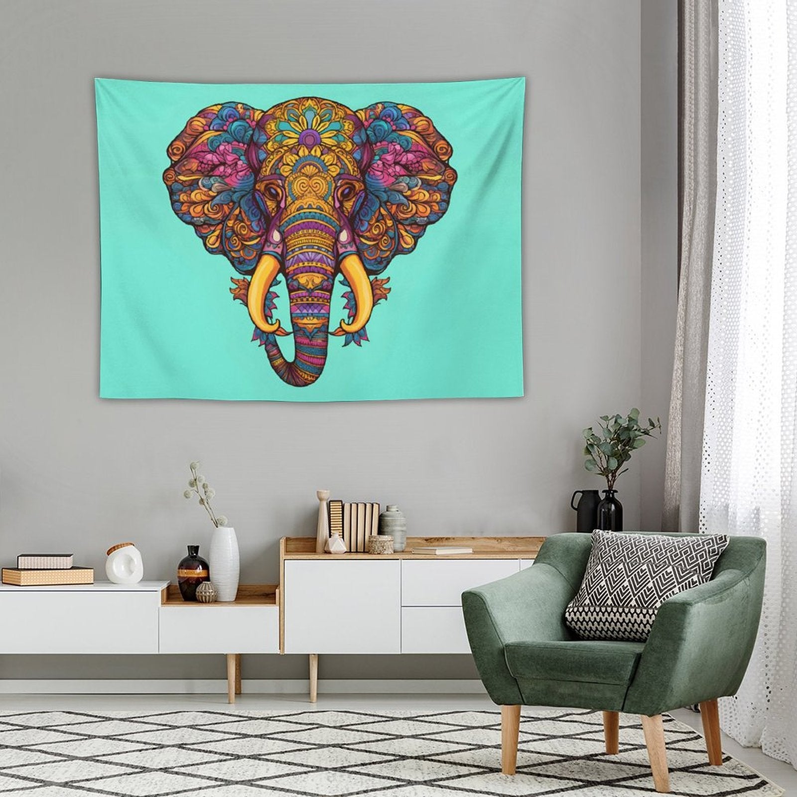 Elephant Wall Tapestry