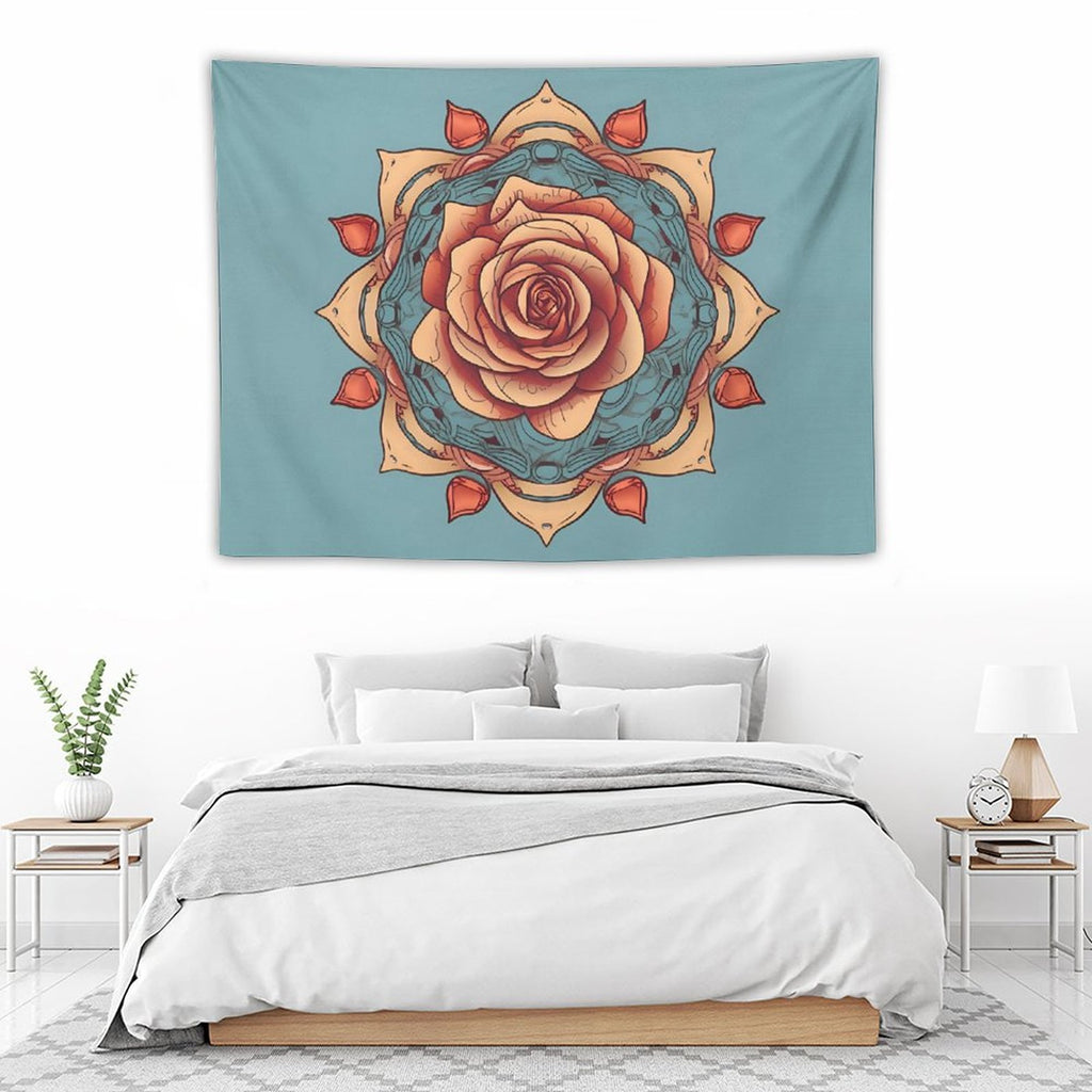 Tapiz de pared de rosas