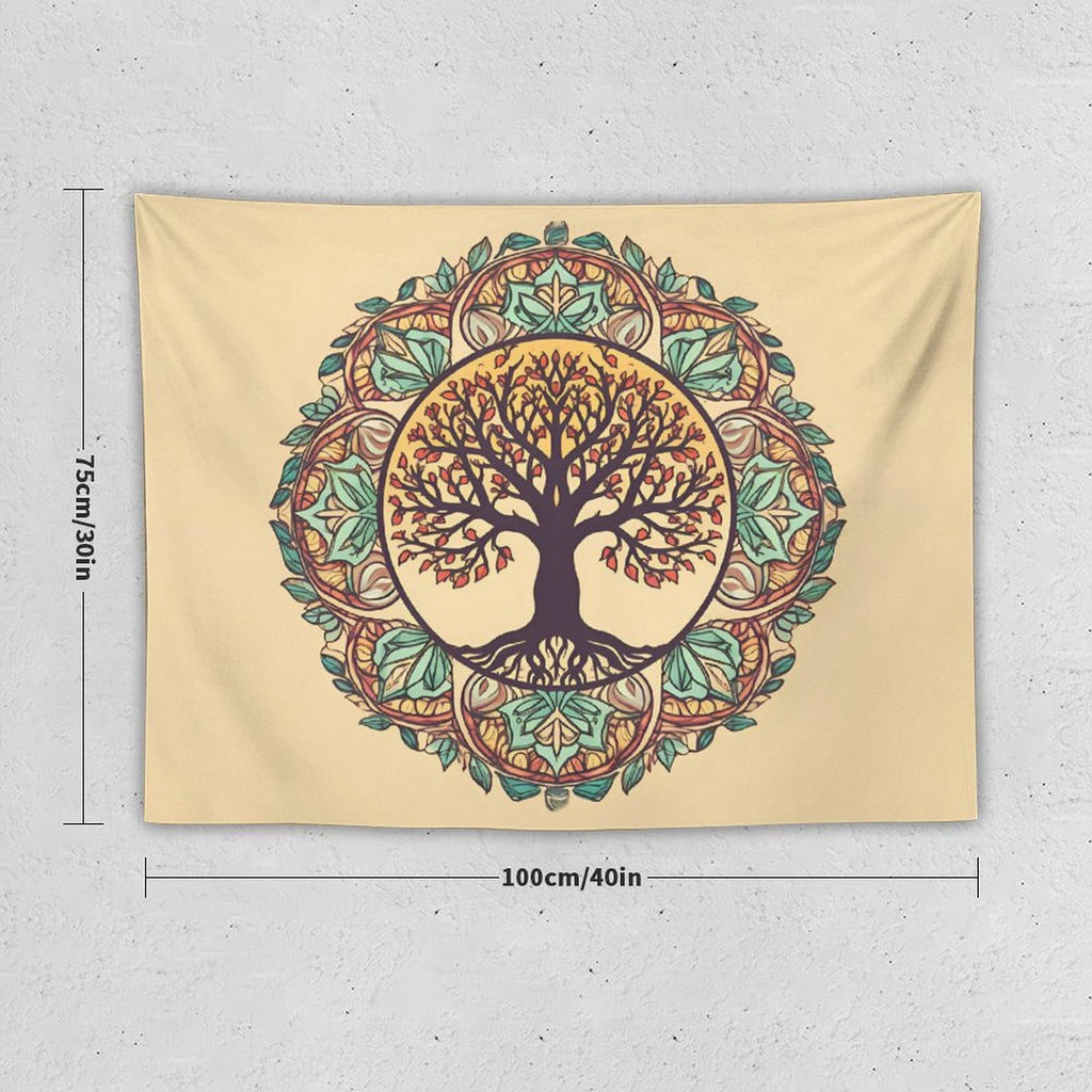 Tapiz de pared de árbol