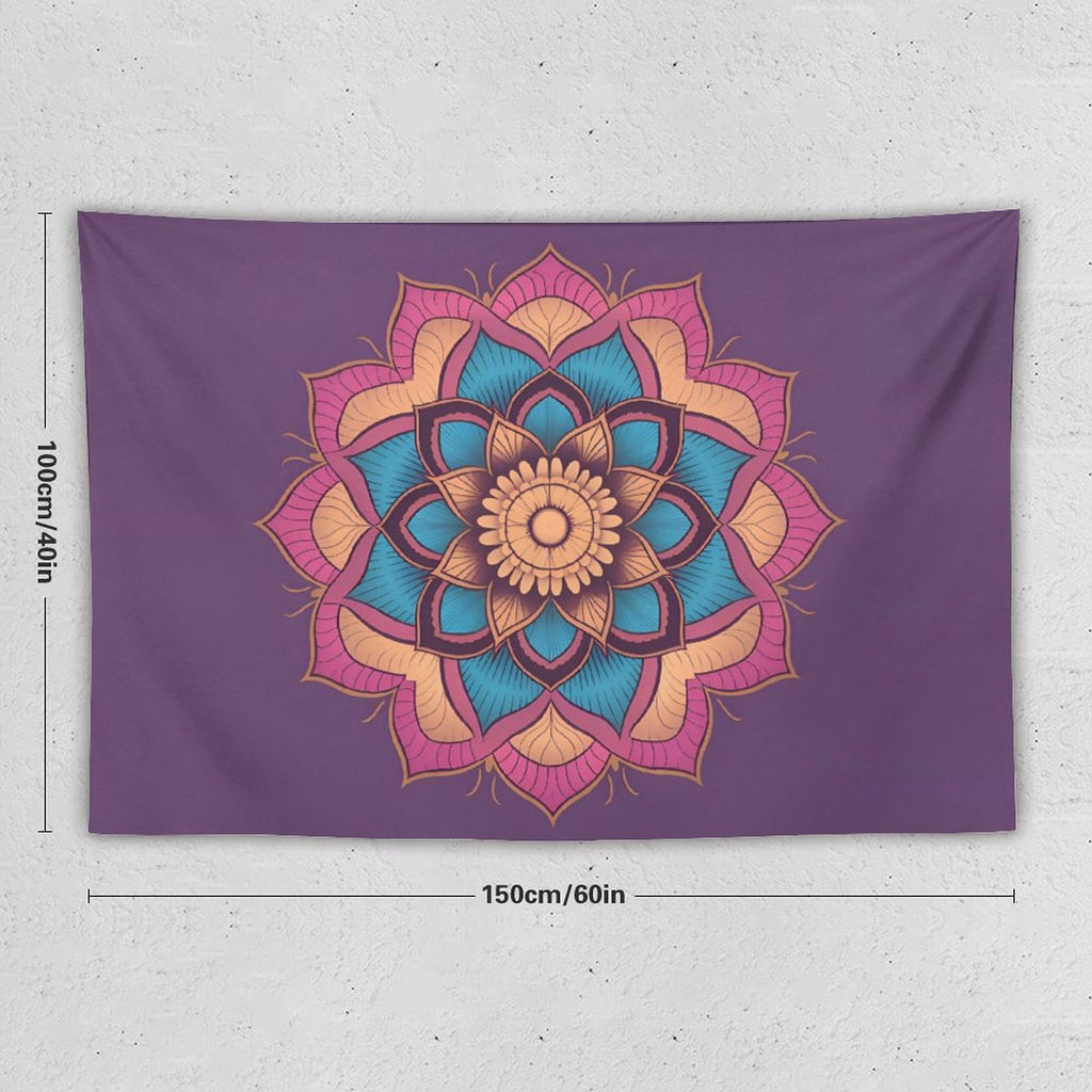 Tapiz de pared de loto