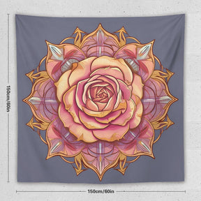 Rose Wall Tapestry