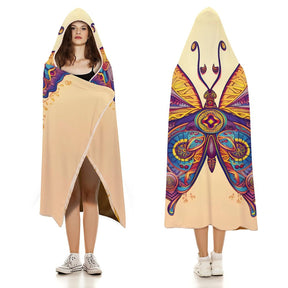 Butterfly Hooded Blanket