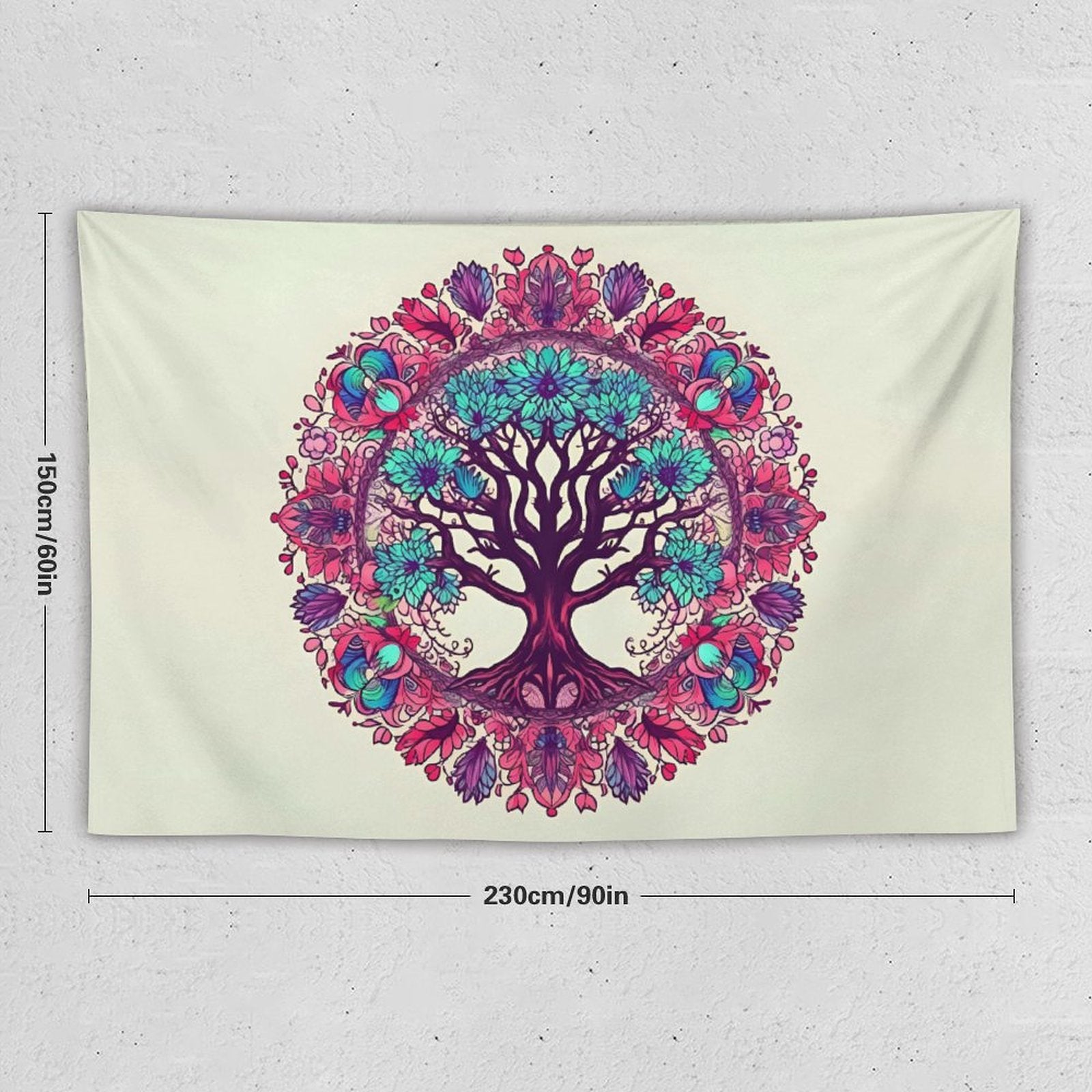 Tapiz de pared de árbol