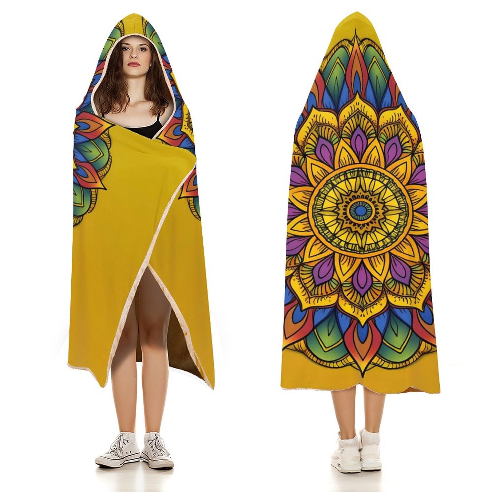 Sunflower Hooded Blanket