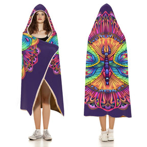 Butterfly Hooded Blanket