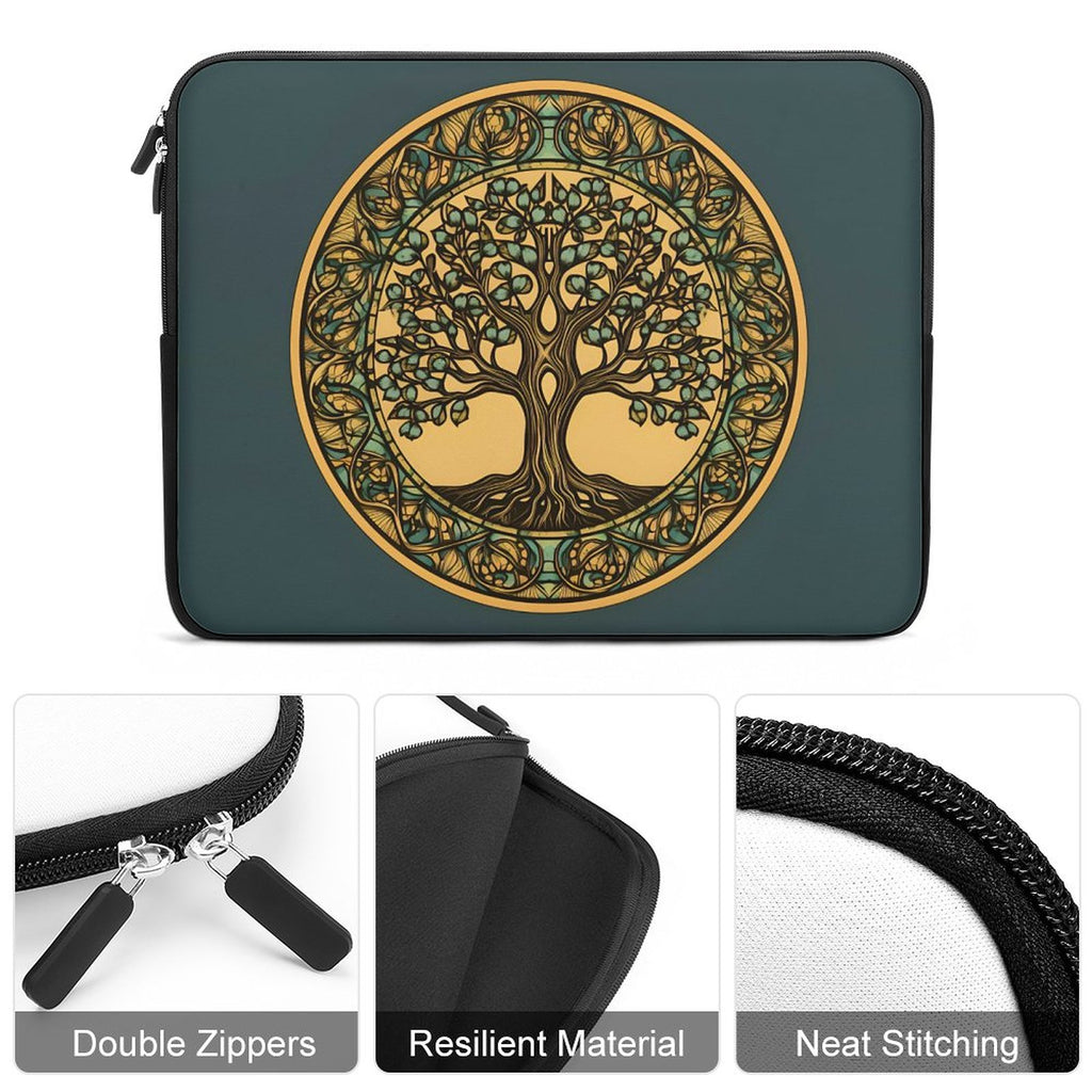 Funda para portátil con diseño de árbol