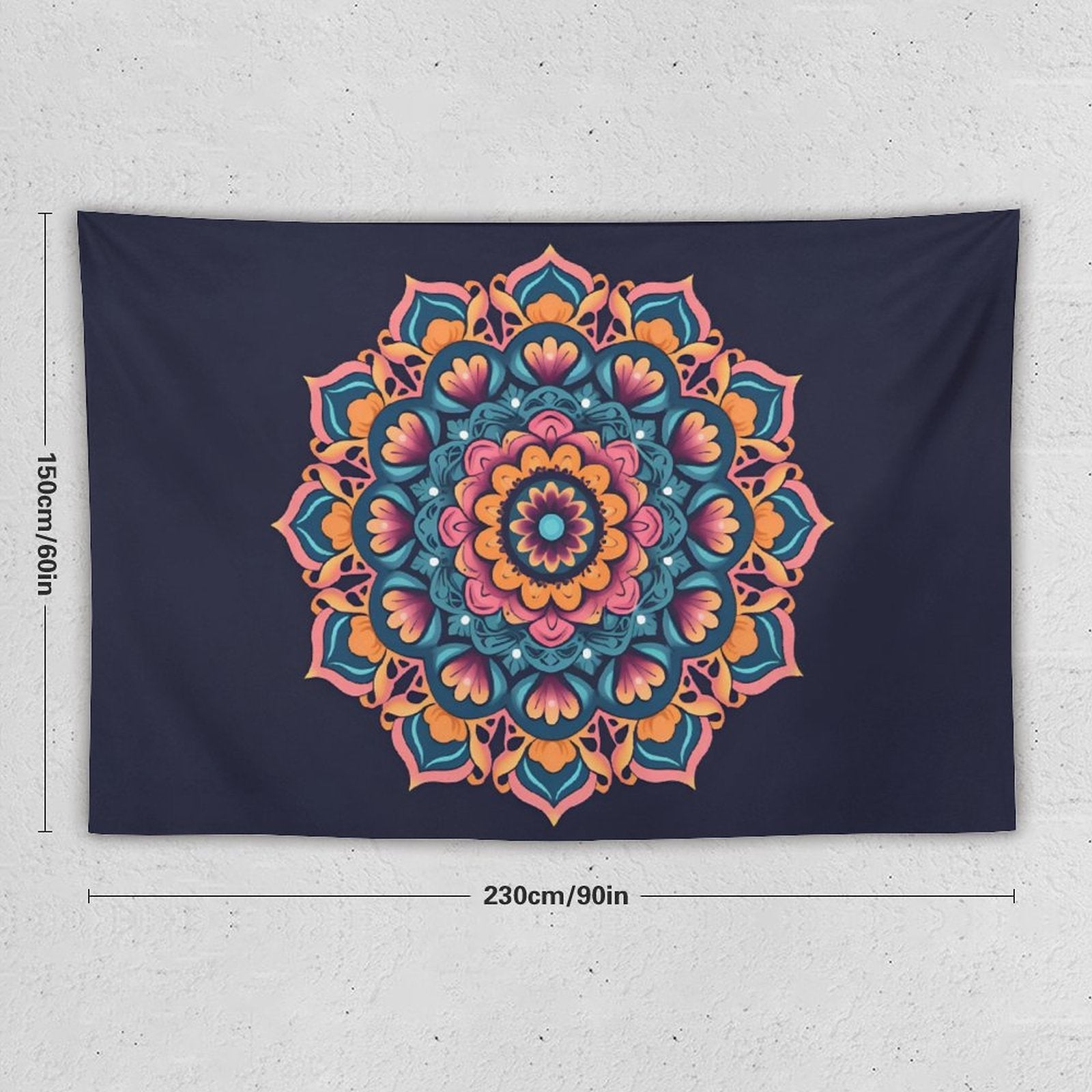 Tapiz de pared de flores
