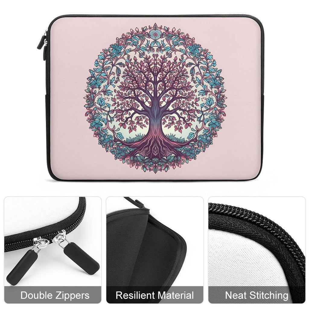 Funda para portátil con diseño de árbol