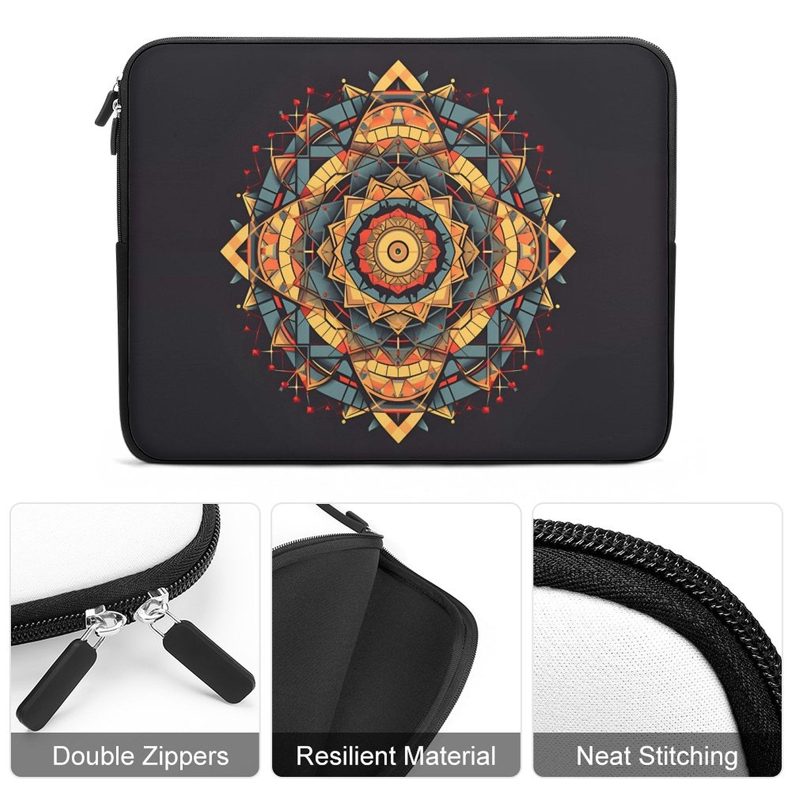 Funda geométrica para portátil