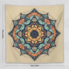 Geometric Wall Tapestry