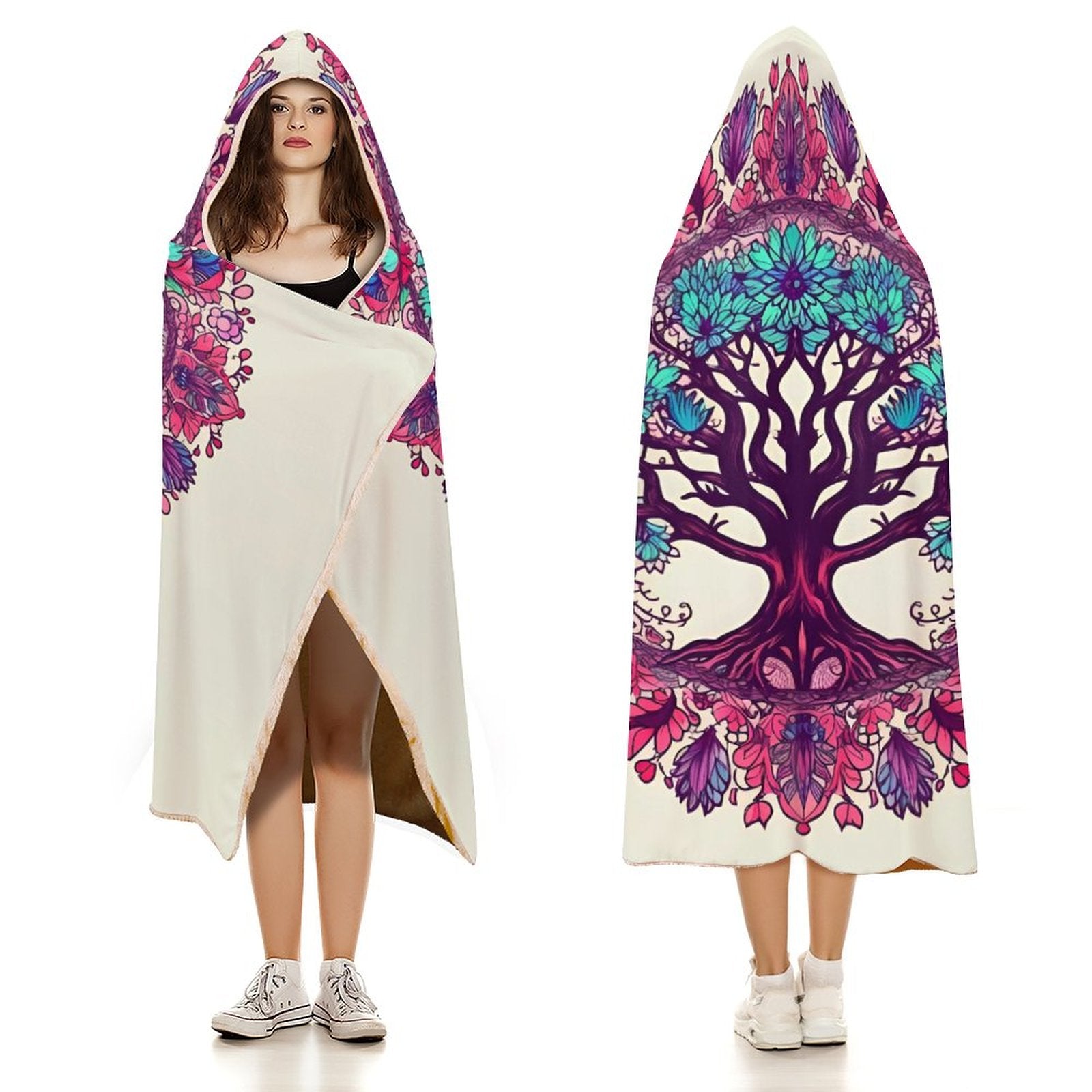 Tree Hooded Blanket