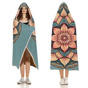 Lotus Hooded Blanket