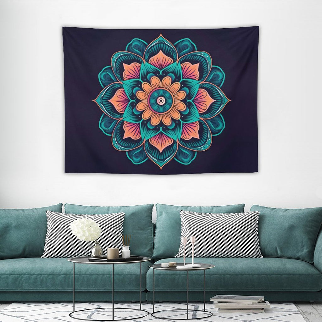 Tapiz de pared de flores