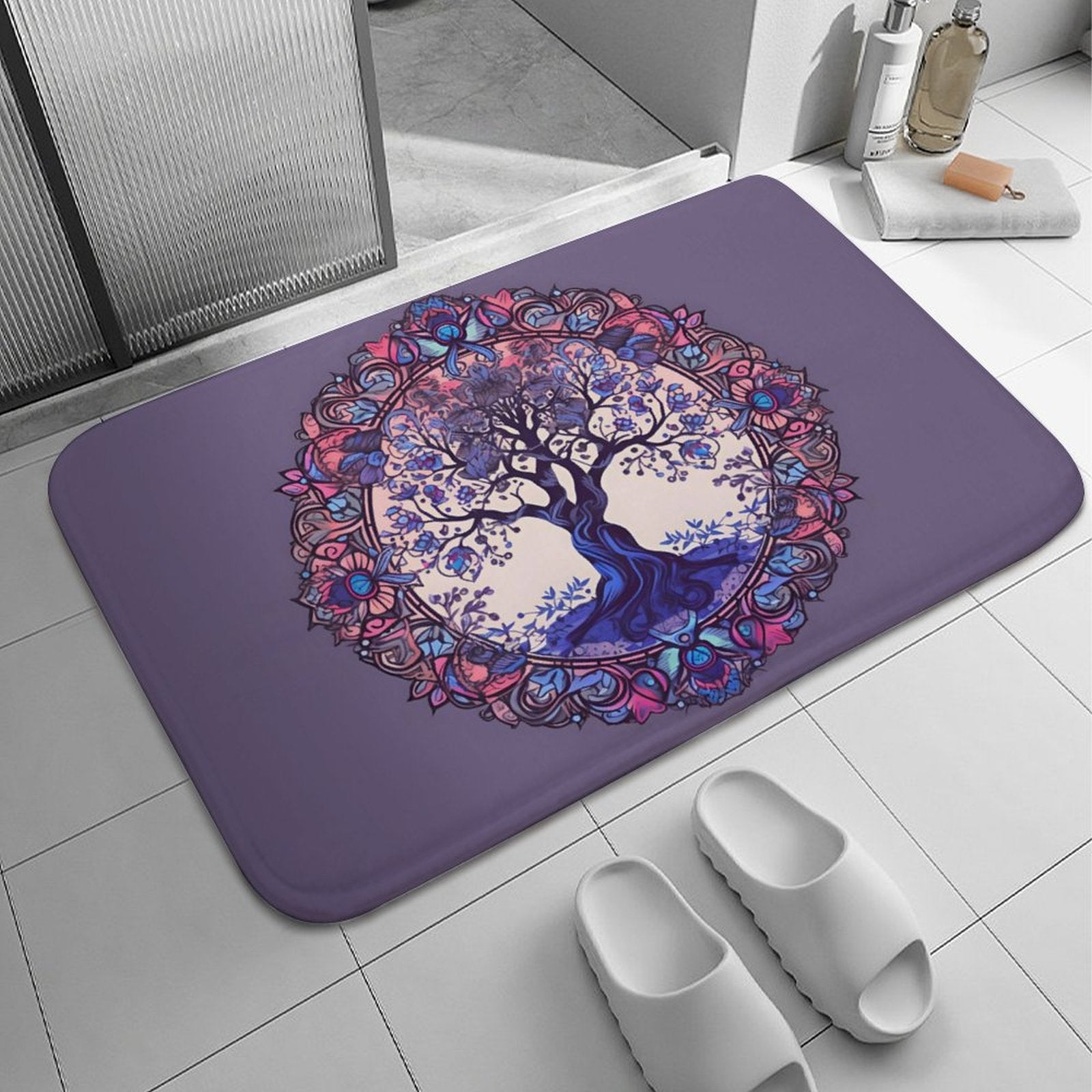 Tree Coral Velvet Rug