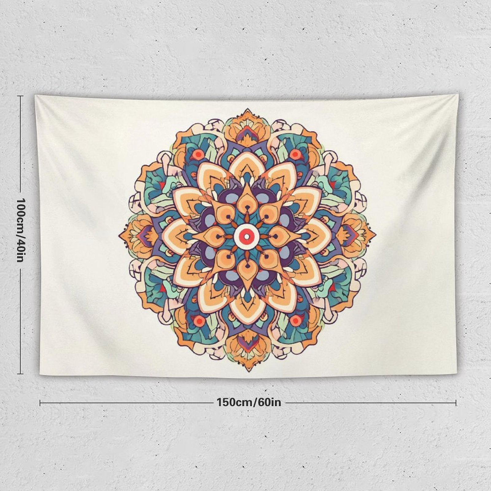 Tapiz de pared de flores