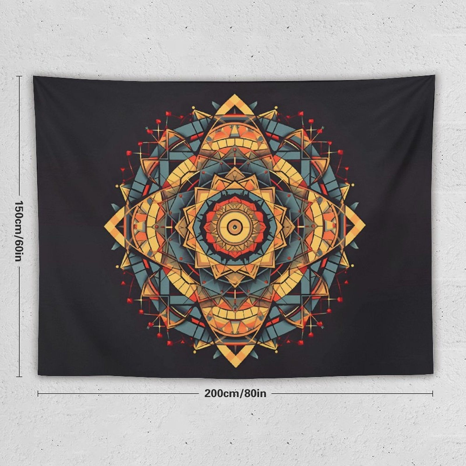 Geometric Wall Tapestry