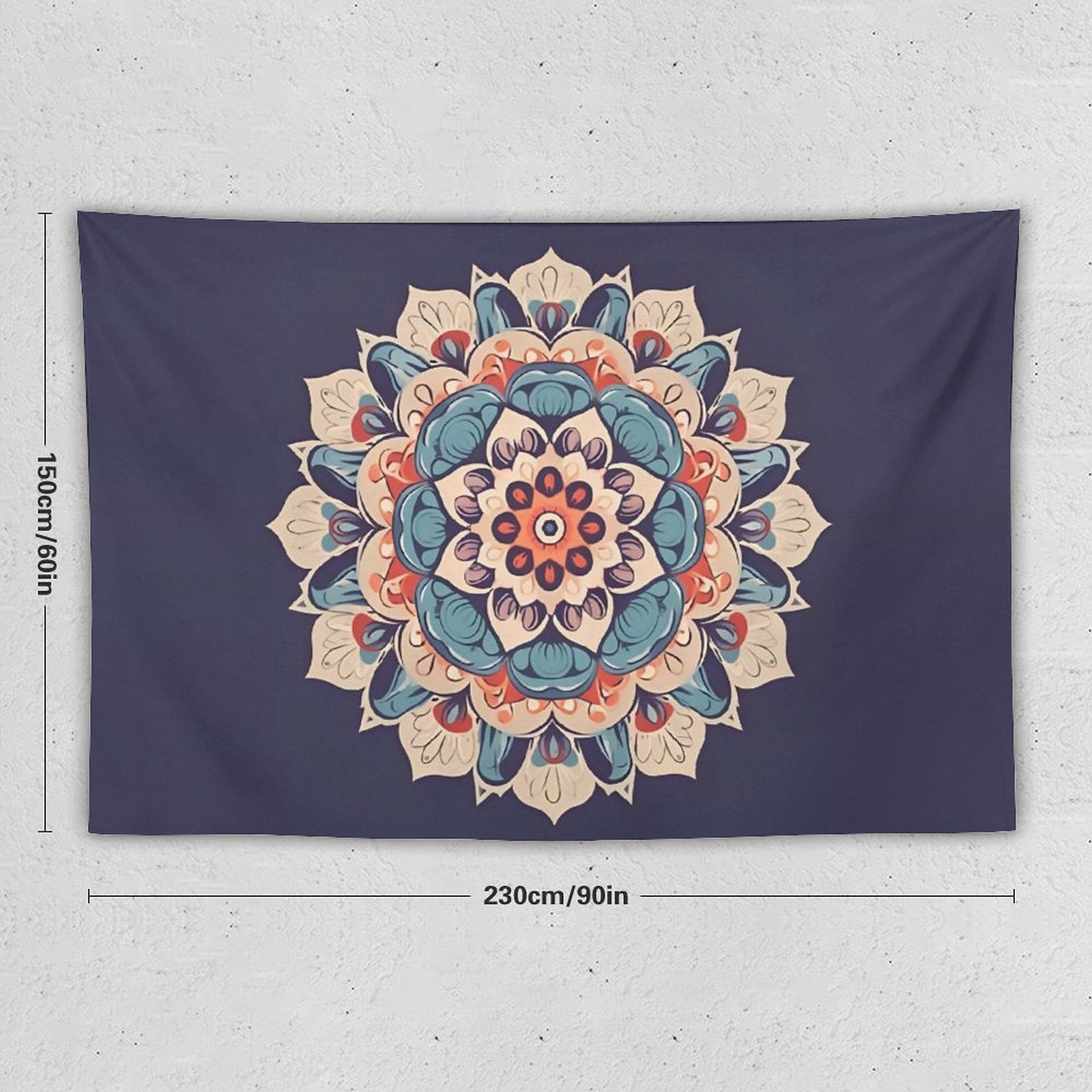 Tapiz de pared de flores