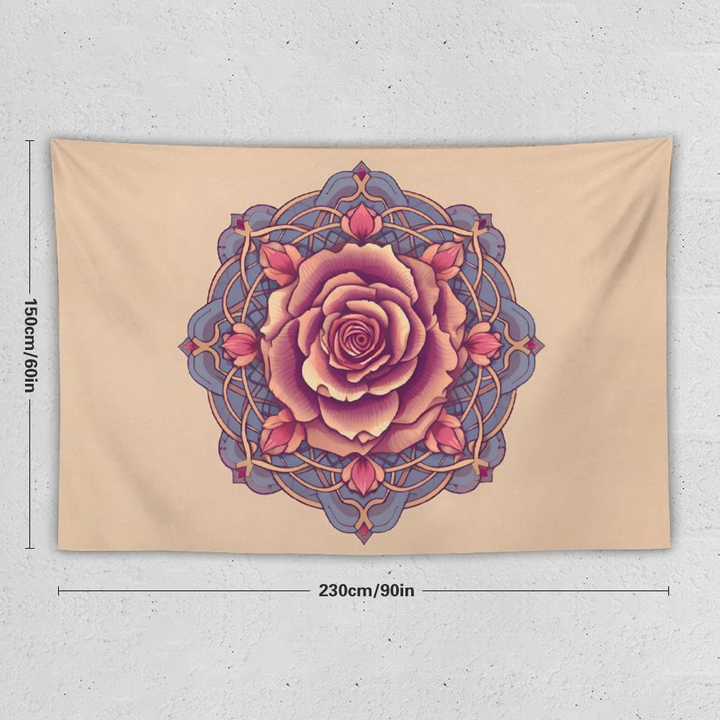 Tapiz de pared de rosas