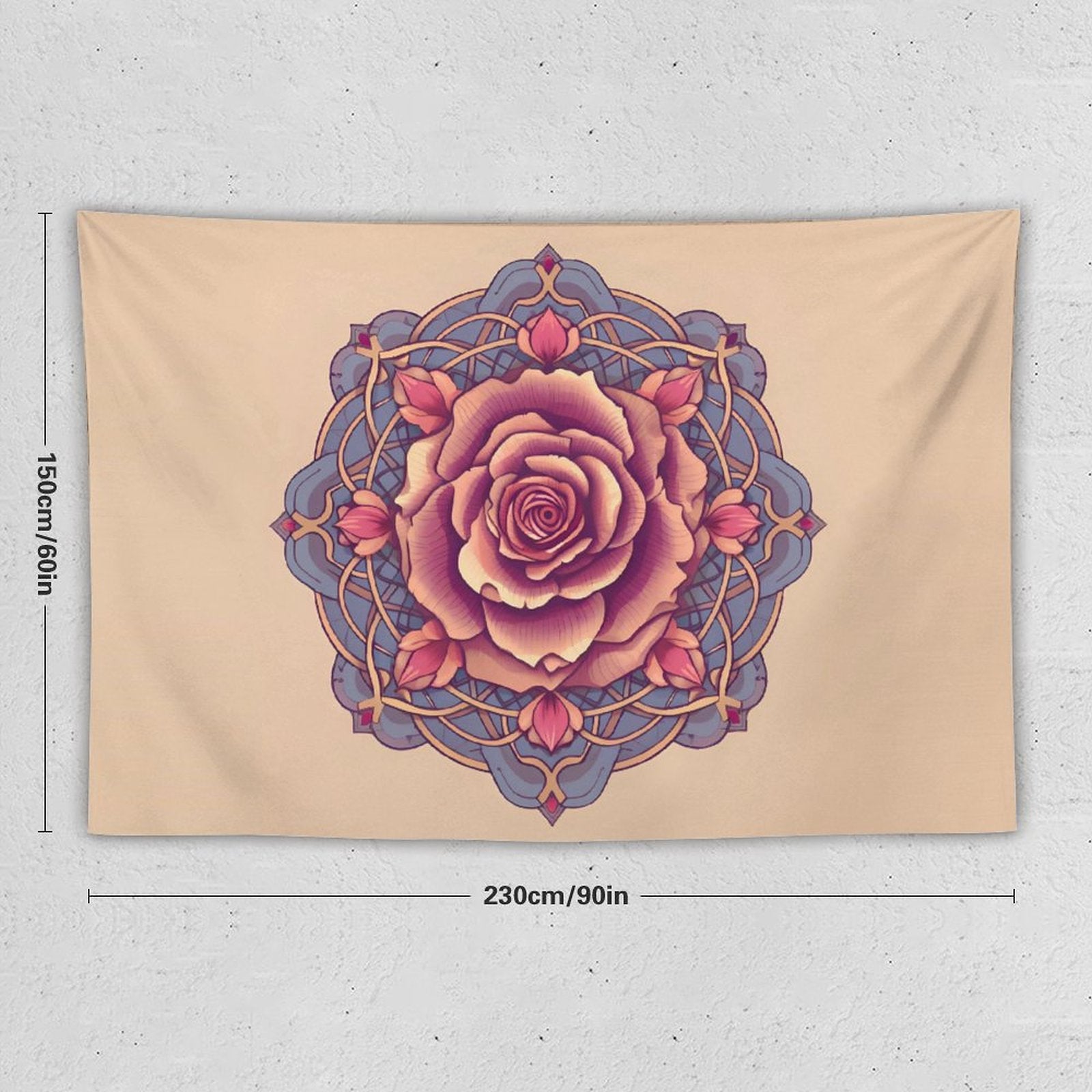 Rose Wall Tapestry