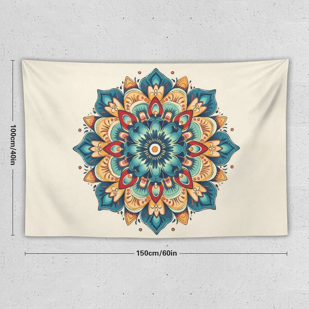 Tapiz de pared de flores