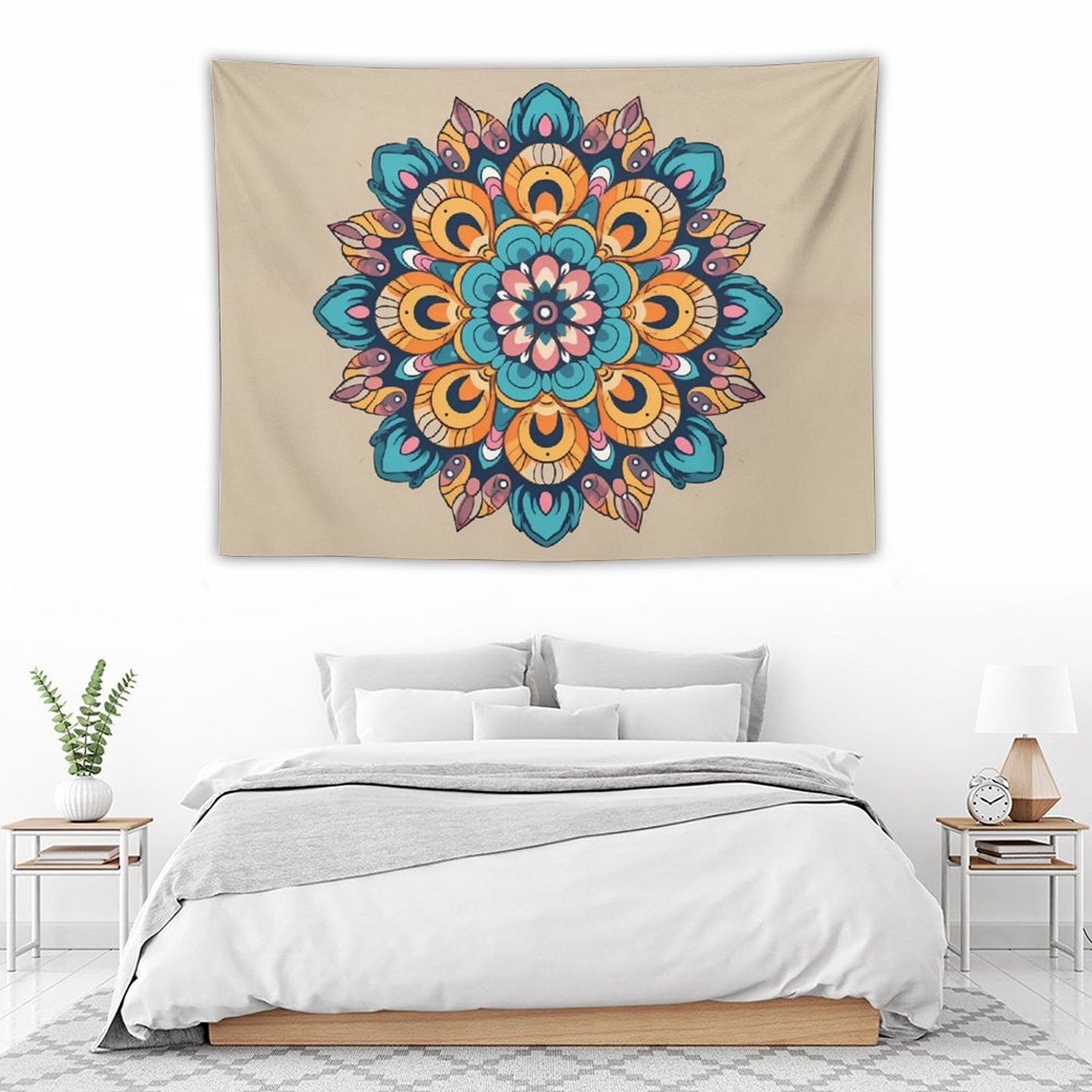 Tapiz de pared de flores