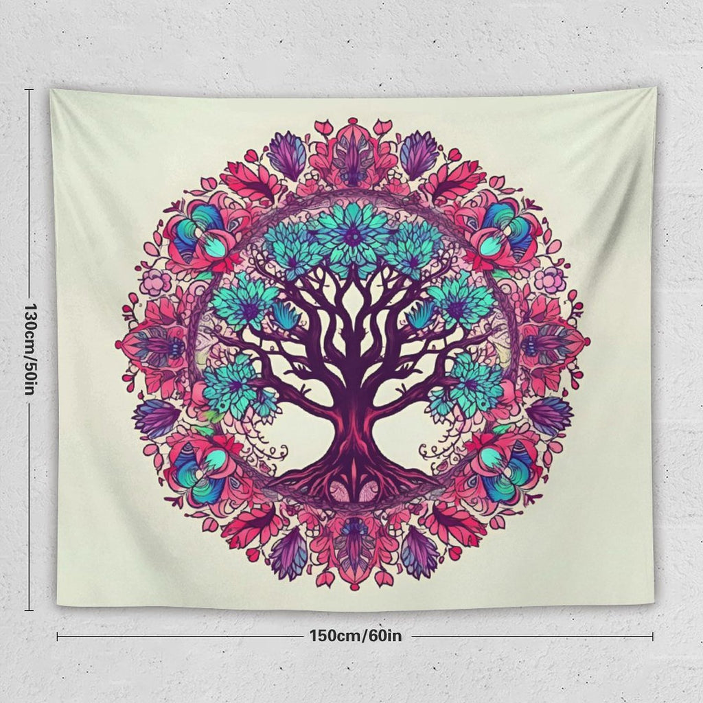 Tapiz de pared de árbol