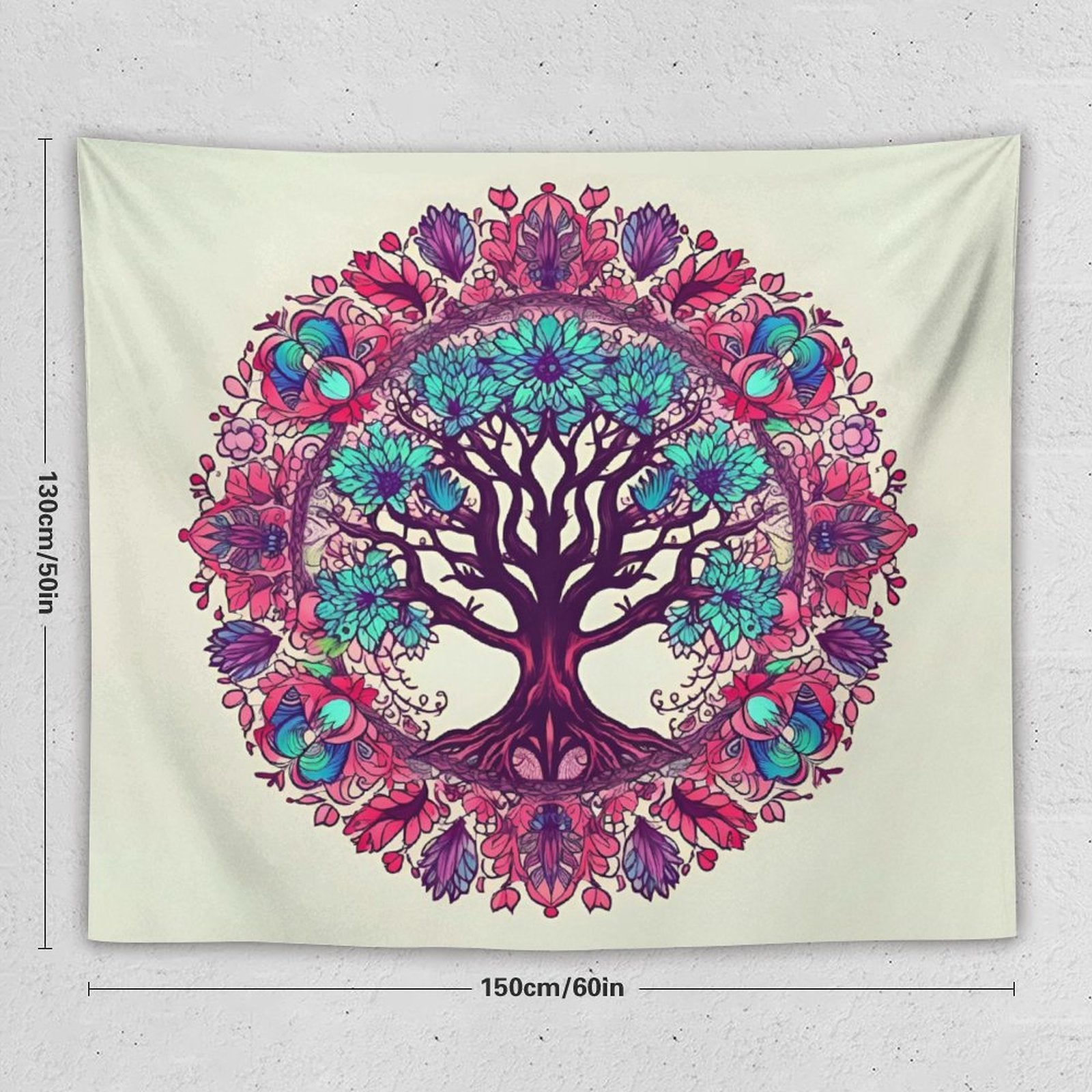 Tapiz de pared de árbol