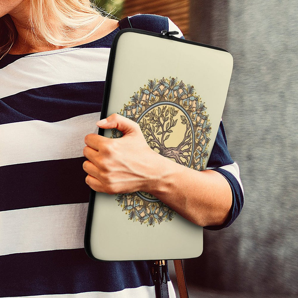 Funda para portátil con diseño de árbol