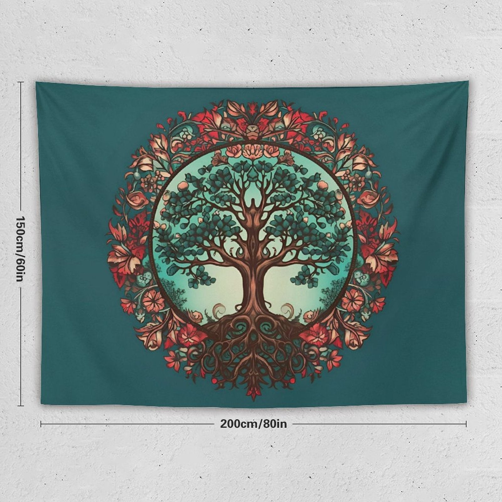 Tapiz de pared de árbol
