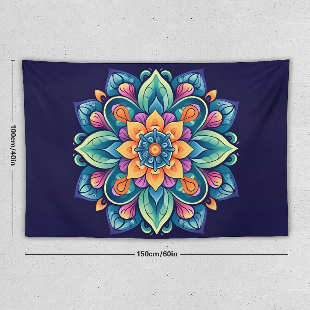 Tapiz de pared de flores