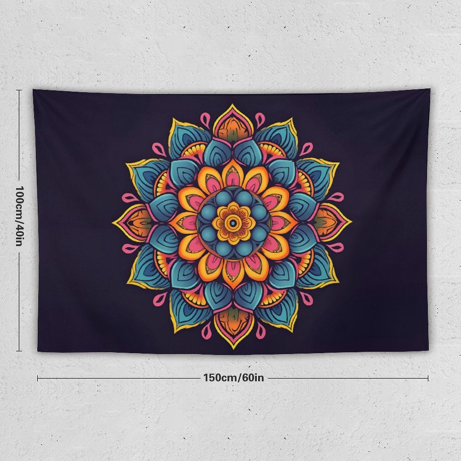 Tapiz de pared de flores