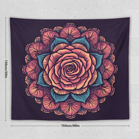 Rose Wall Tapestry