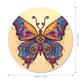 Butterfly Round Mouse Pad