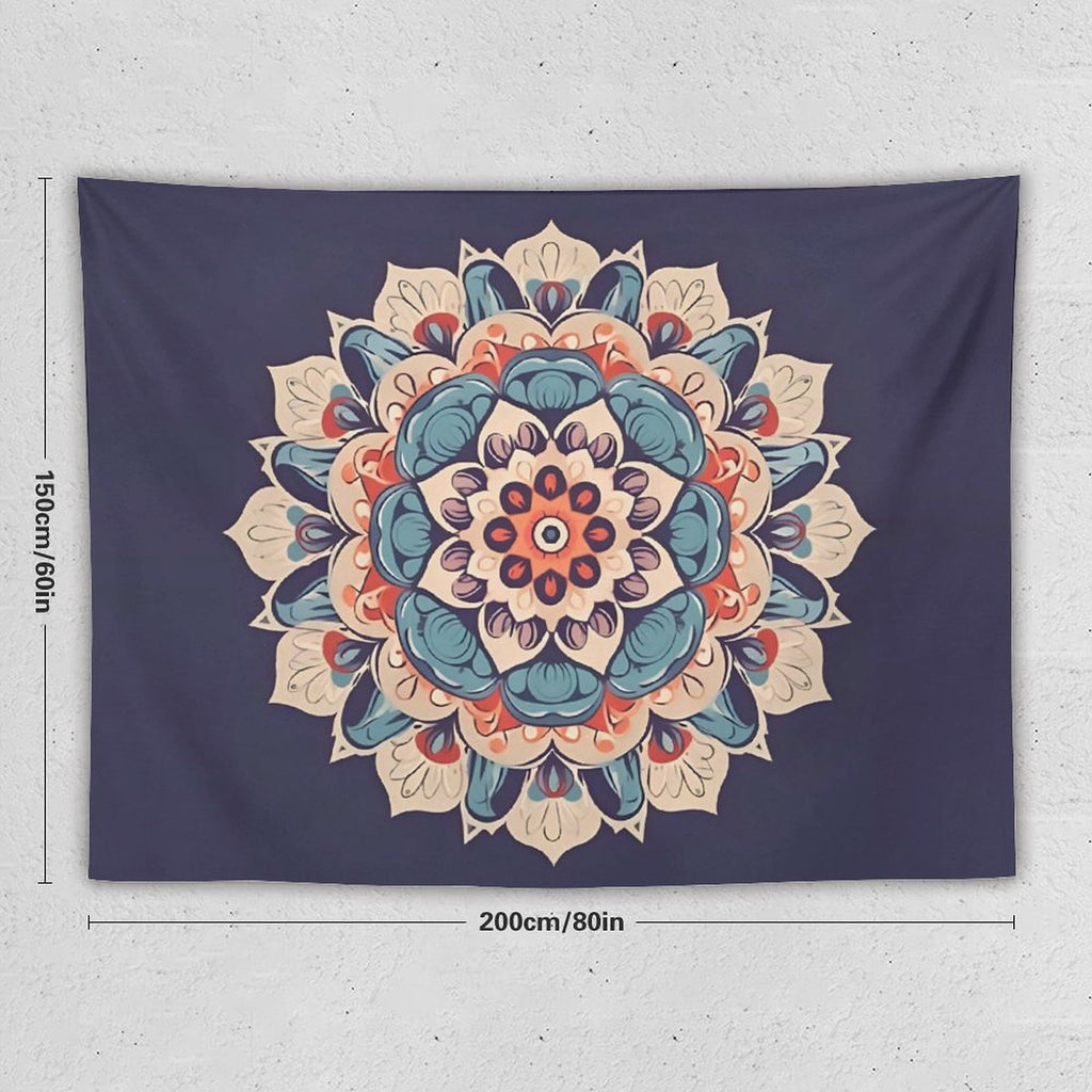 Tapiz de pared de flores