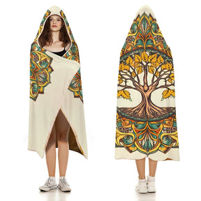 Tree Hooded Blanket