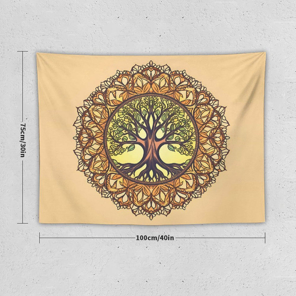 Tapiz de pared de árbol