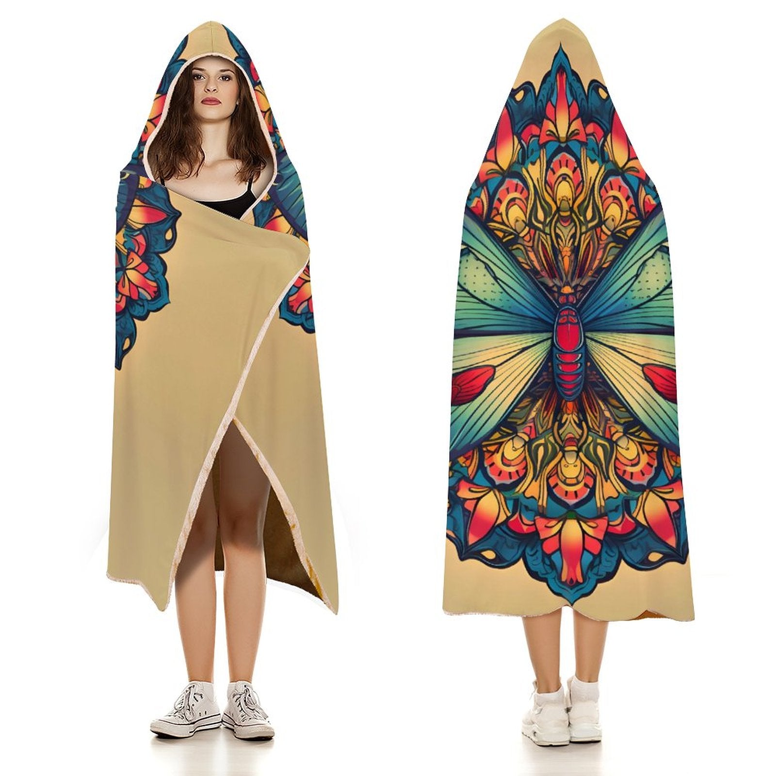 Butterfly Hooded Blanket