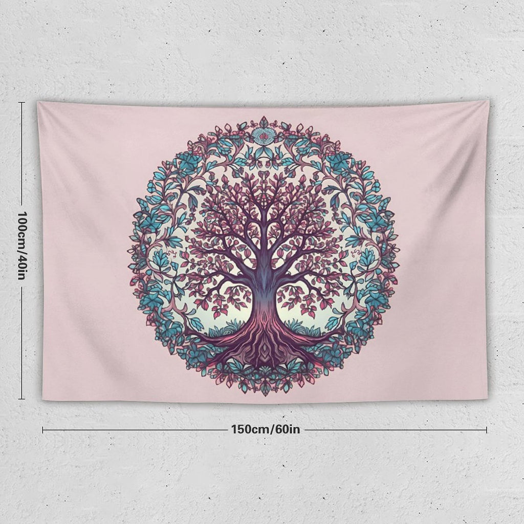 Tapiz de pared de árbol