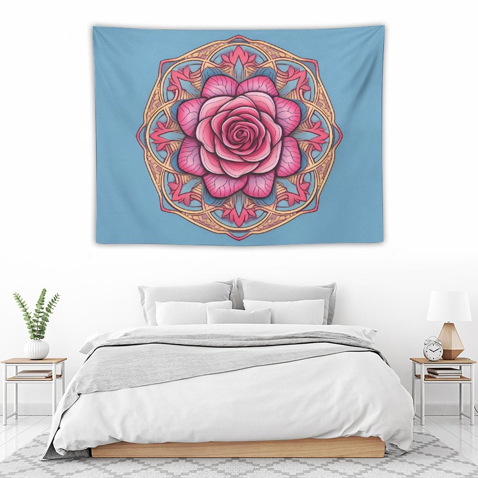 Tapiz de pared de rosas