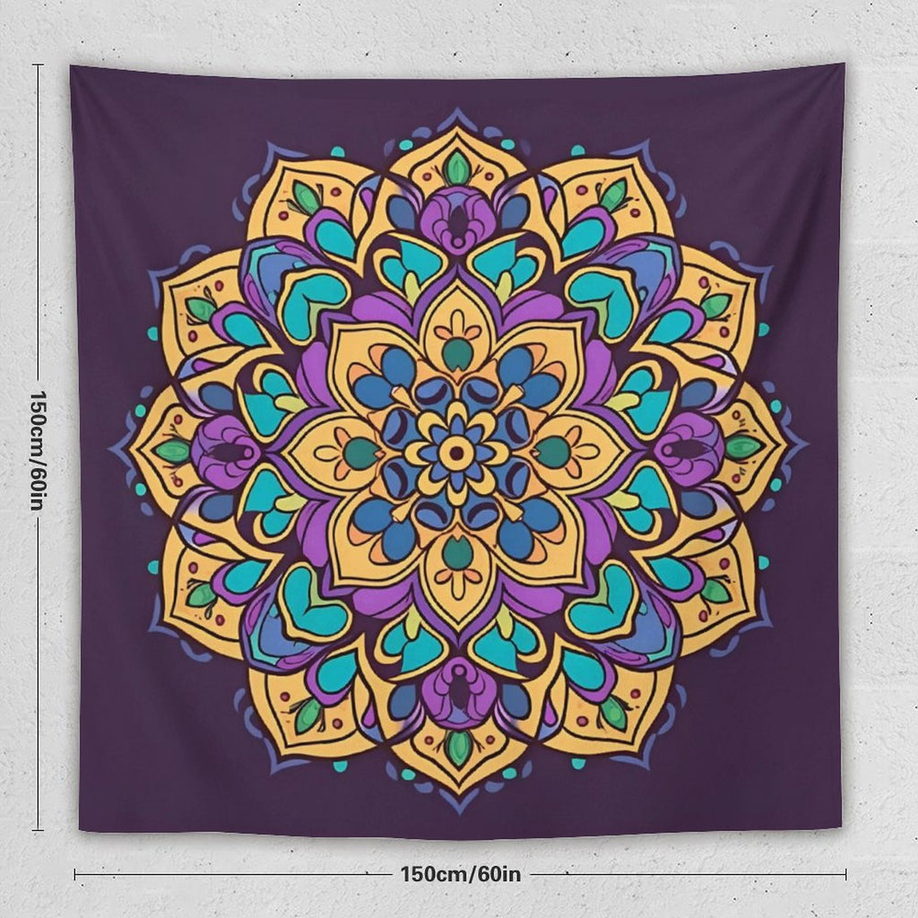 Tapiz de pared de flores