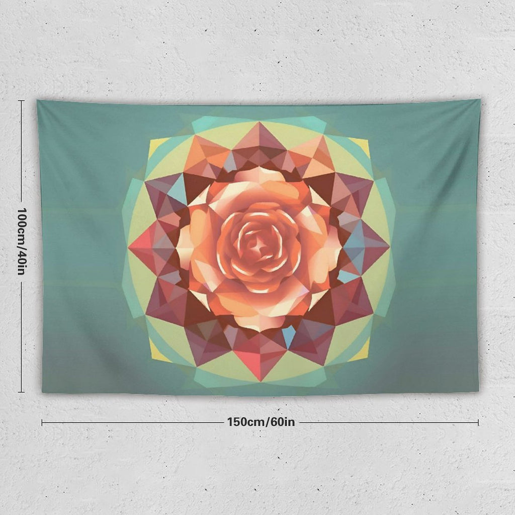 Tapiz de pared de rosas