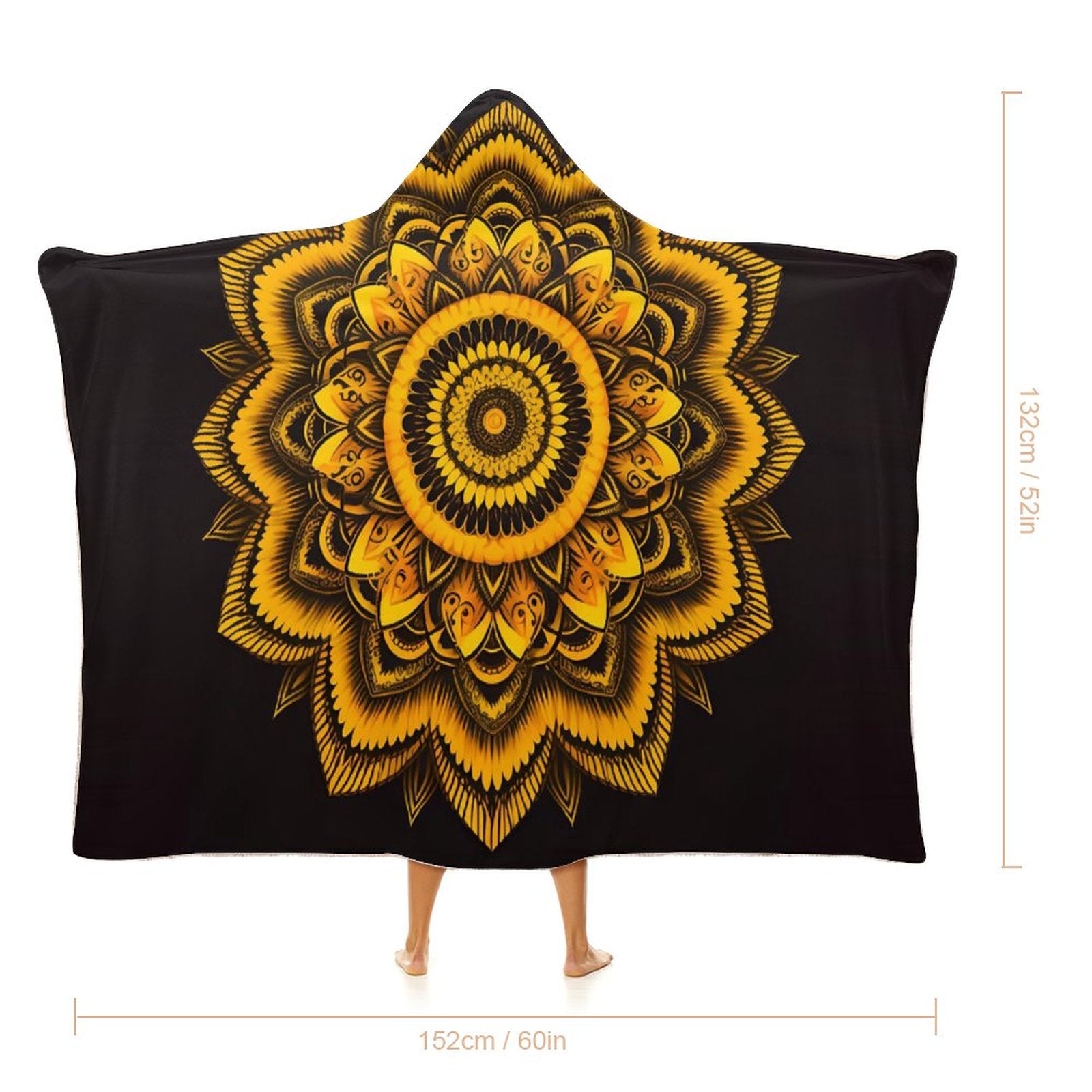 Sunflower Hooded Blanket