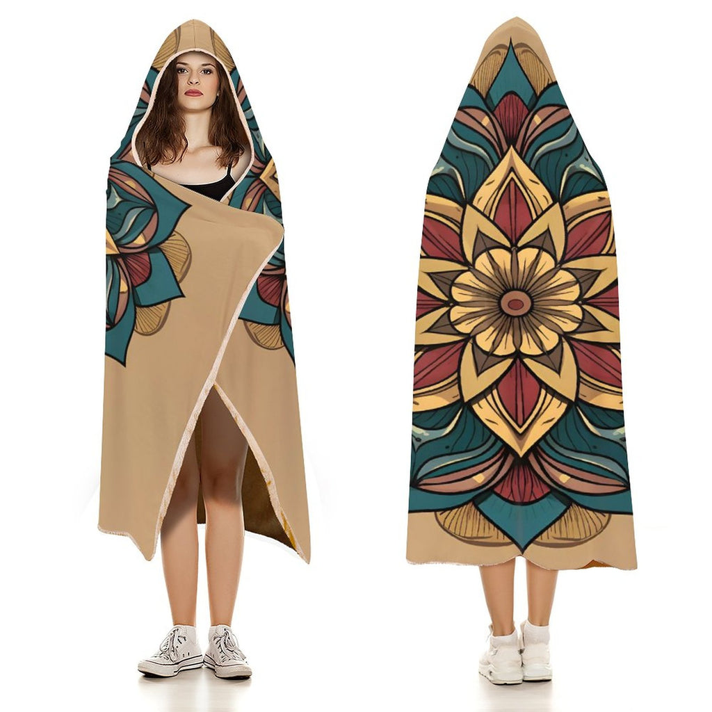 Manta con capucha Lotus