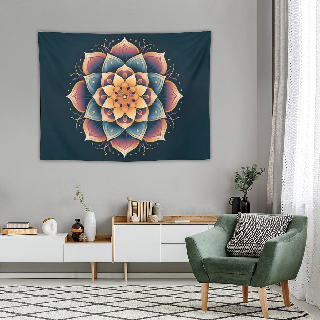 Tapiz de pared de loto
