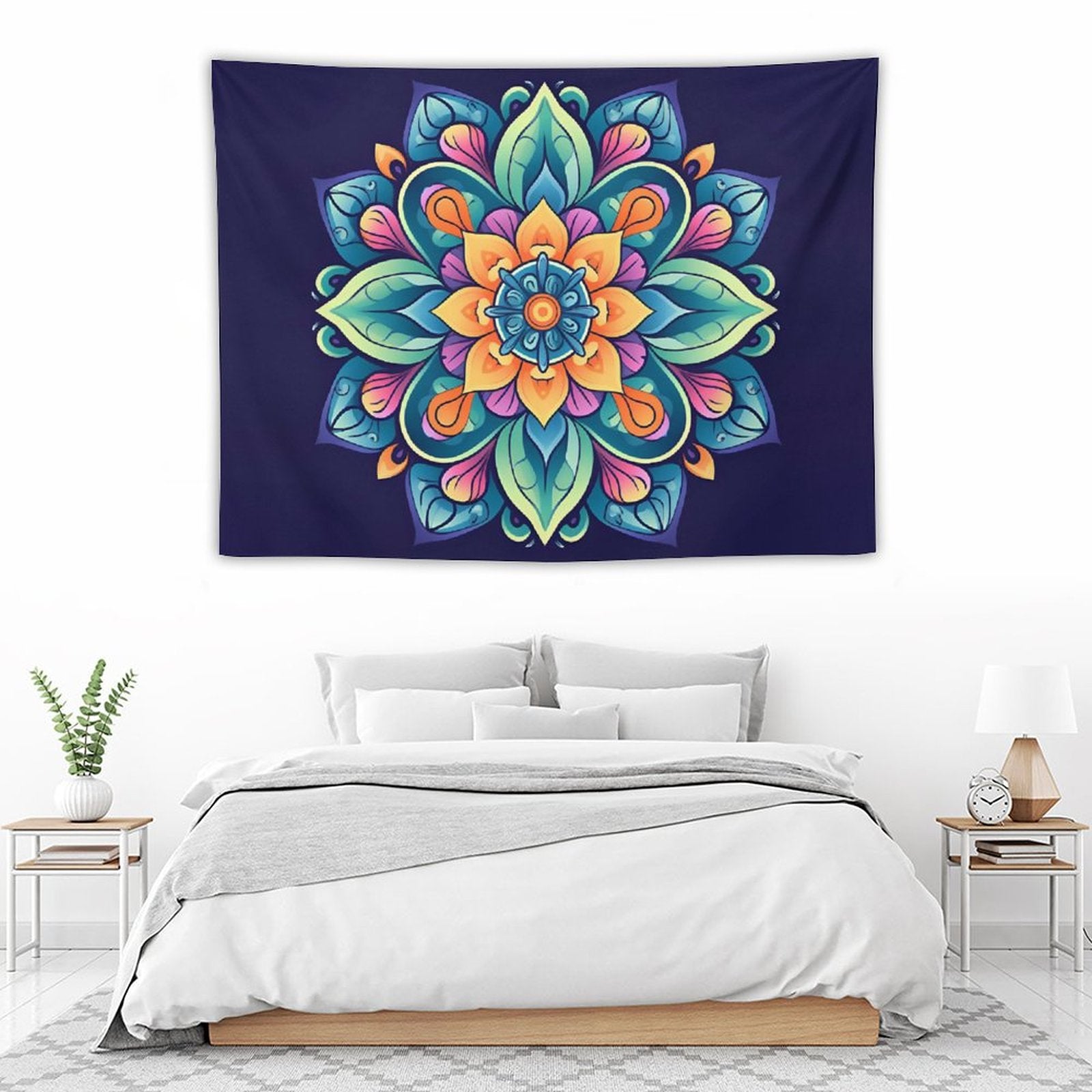 Tapiz de pared de flores