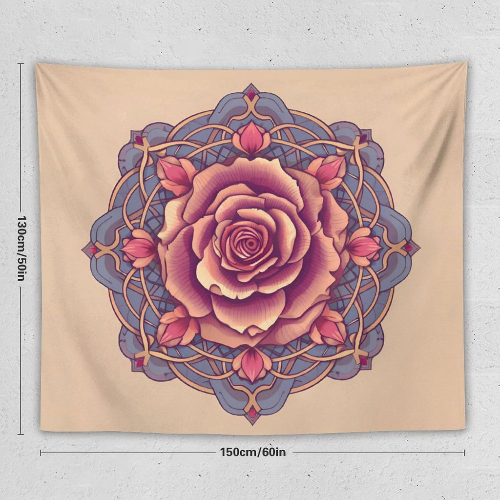 Tapiz de pared de rosas