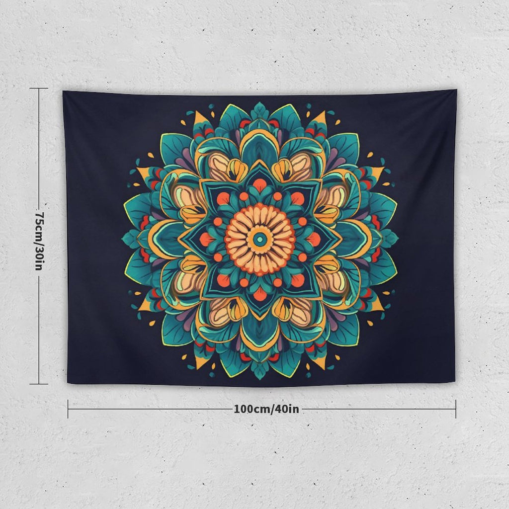Tapiz de pared de flores
