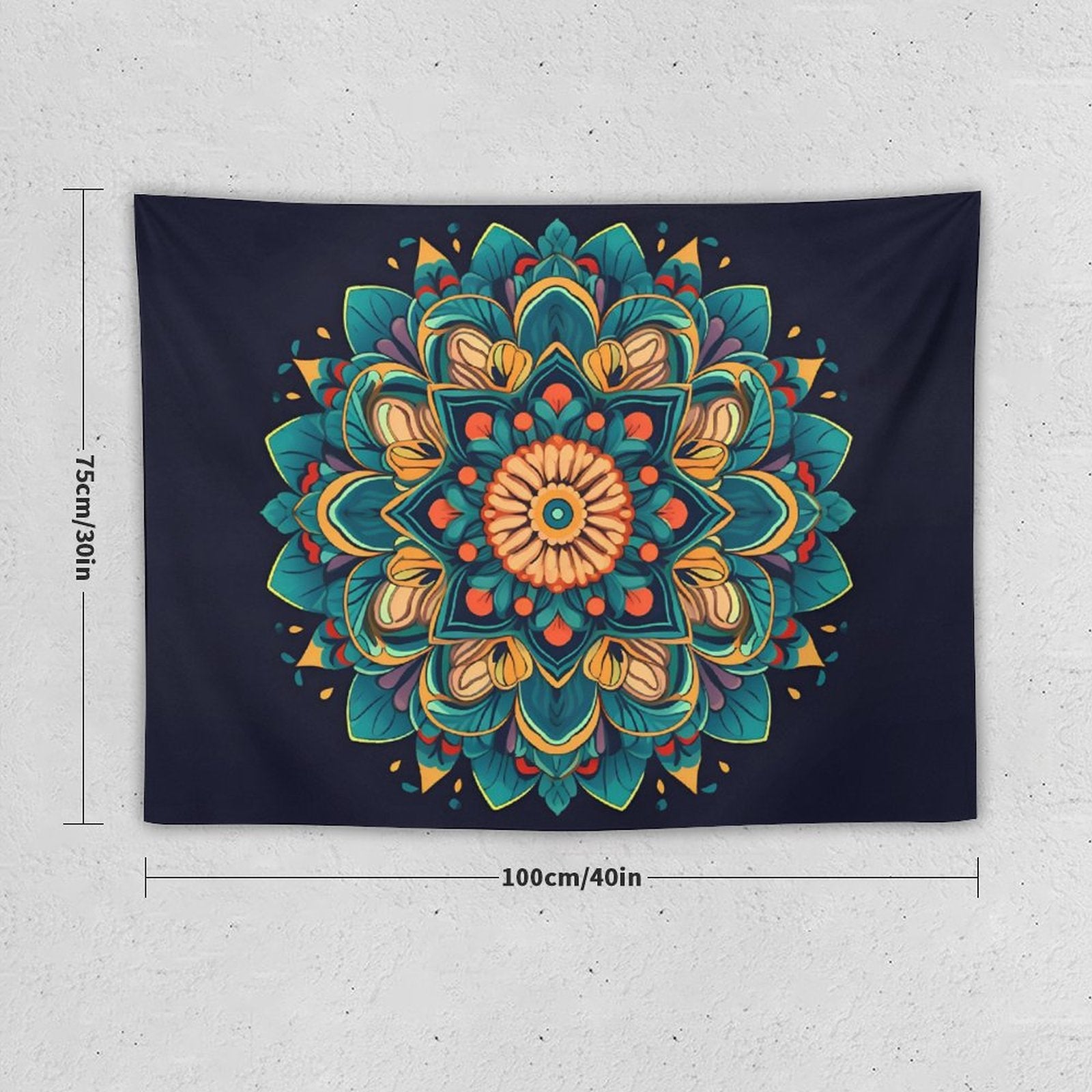 Tapiz de pared de flores