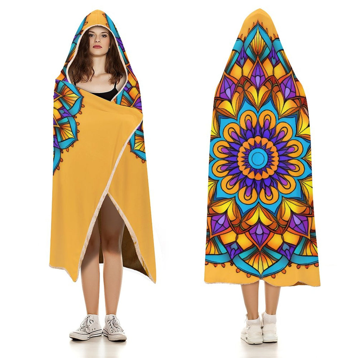 Sunflower Hooded Blanket