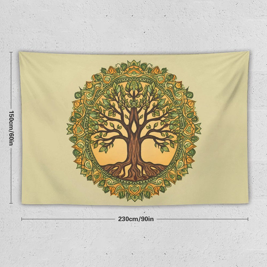 Tapiz de pared de árbol
